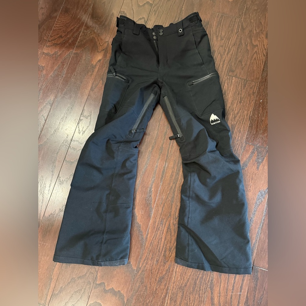 Burton Black Kids Snow Pants with Logo